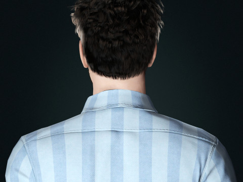 Zayn Malik Character 3D Model