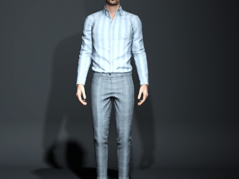 Zayn Malik Character 3D Model