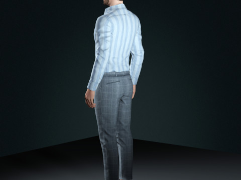 Zayn Malik Character 3D Model