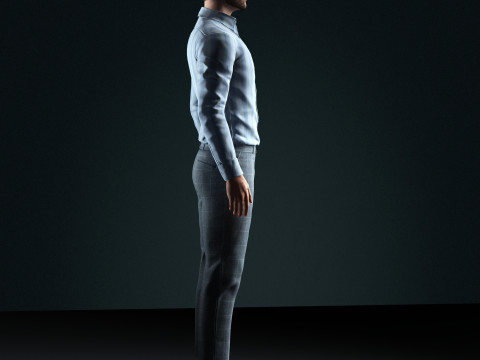Zayn Malik Character 3D Model