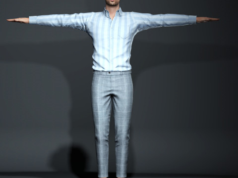 Zayn Malik Character 3D Model