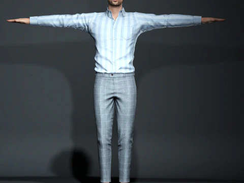 Zayn Malik Character 3D Model