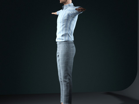 Zayn Malik Character 3D Model