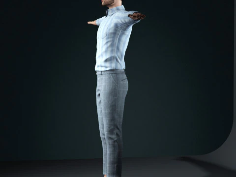Zayn Malik Character 3D Model