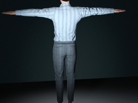 Zayn Malik Character 3D Model