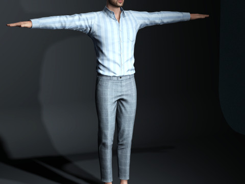 Zayn Malik Character 3D Model