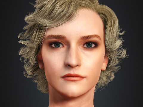 Julia Garner Character 3D 모델