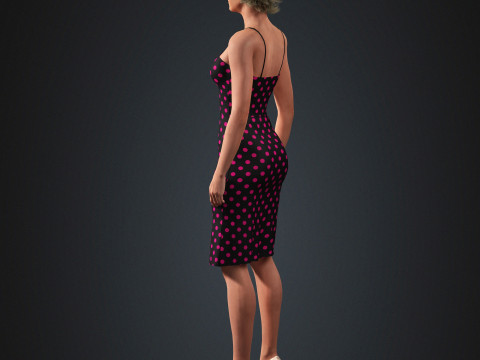 Julia Garner Character 3D Model