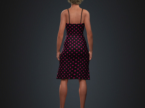 Julia Garner Character 3D Model