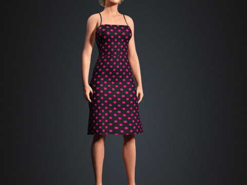 Julia Garner Character 3D Model
