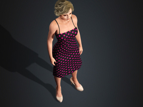 Julia Garner Character 3D Model