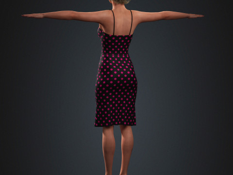 Julia Garner Character 3D Model