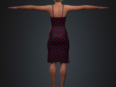Julia Garner Character 3D Model