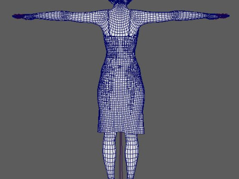 Julia Garner Character 3D Model