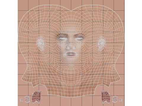 Julia Garner Character 3D Model