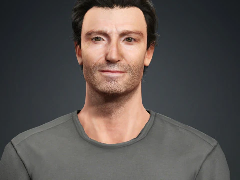 Personnage de Hugh Jackman Modèle 3D