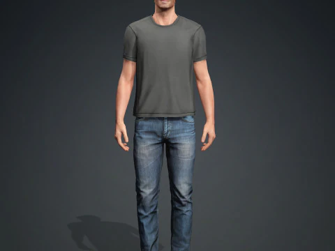 Hugh Jackman Character 3D Model