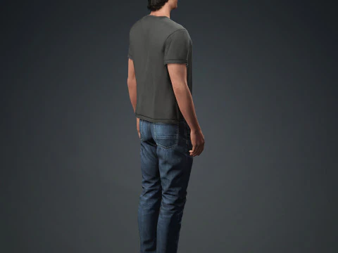 Hugh Jackman Character 3D Model