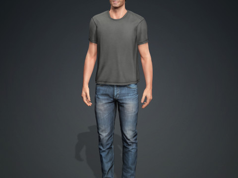 Hugh Jackman Character 3D 模型