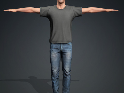 Hugh Jackman Character 3D 模型