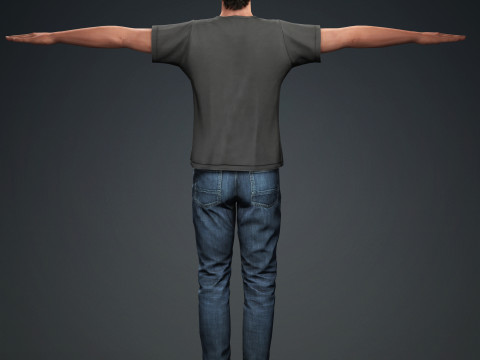 Hugh Jackman Character 3D 模型