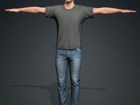 Hugh Jackman Character 3D Model
