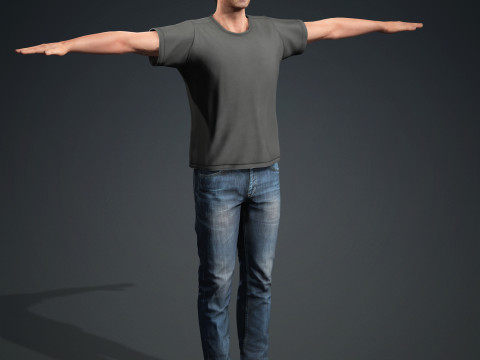 Hugh Jackman Character 3D 模型