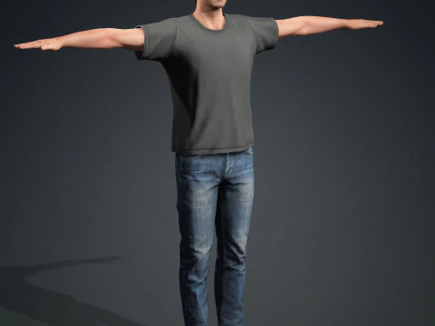 Hugh Jackman Character 3D Model