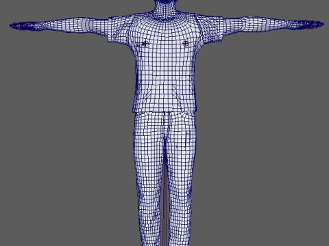 Hugh Jackman Character 3D 模型