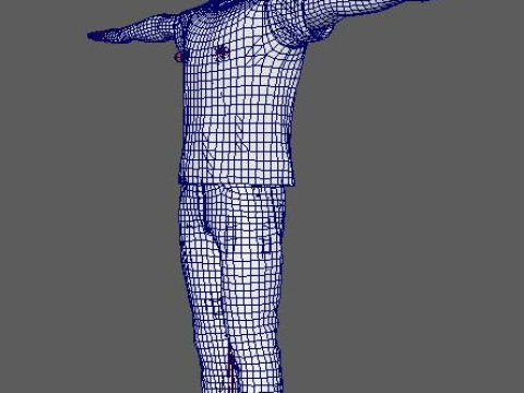 Hugh Jackman Character 3D Model