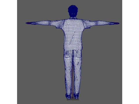 Hugh Jackman Character 3D Model