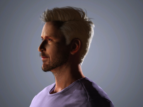 Ryan Gosling Character 3D-Modell