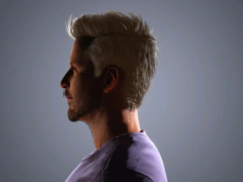 Ryan Gosling Character 3D Model