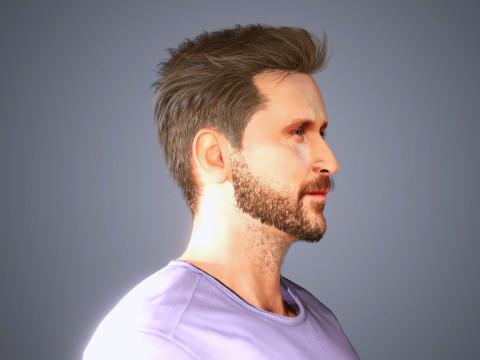 Ryan Gosling Character 3D-Modell