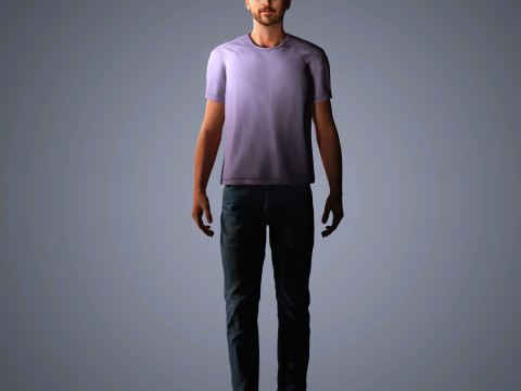 Ryan Gosling Character 3D-Modell