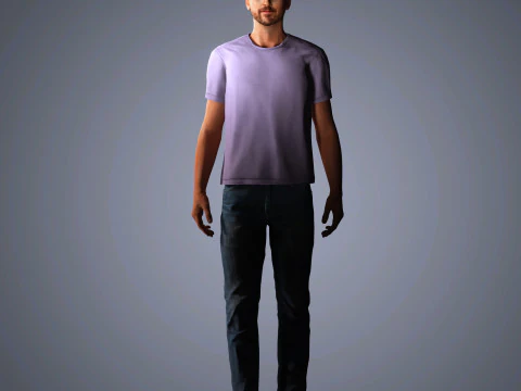 Ryan Gosling Character 3D Model