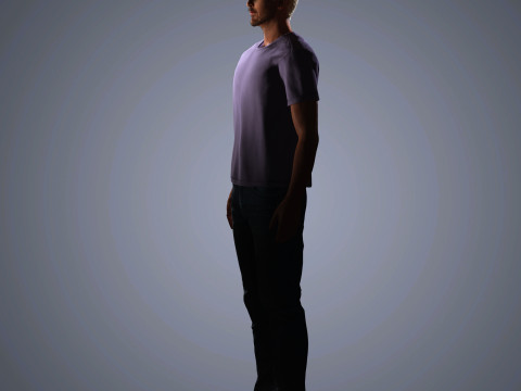 Ryan Gosling Character 3D-Modell