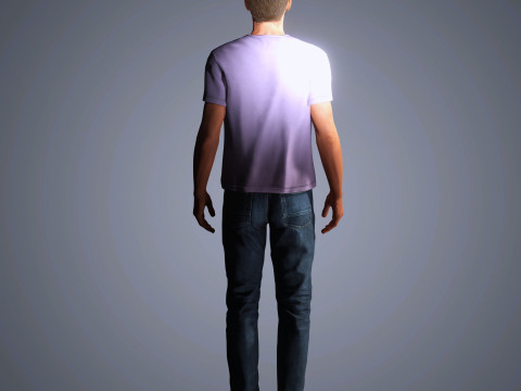 Ryan Gosling Character 3D-Modell
