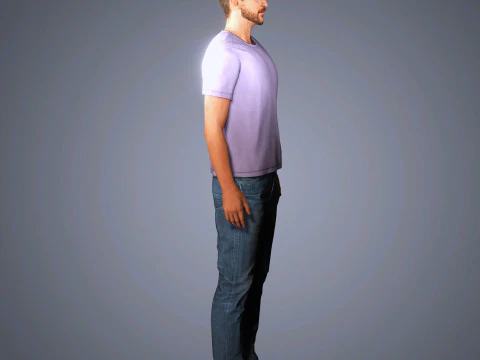 Ryan Gosling Character 3D Model