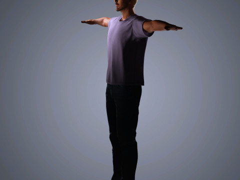 Ryan Gosling Character 3D-Modell