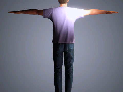 Ryan Gosling Character 3D Model