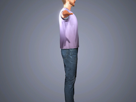 Ryan Gosling Character 3D-Modell