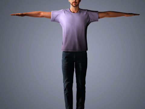 Ryan Gosling Character 3D-Modell