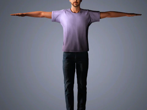 Ryan Gosling Character 3D Model
