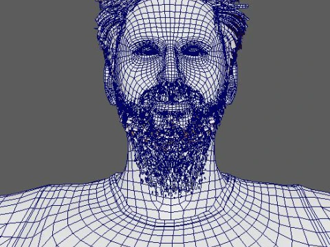 Ryan Gosling Character 3D Model