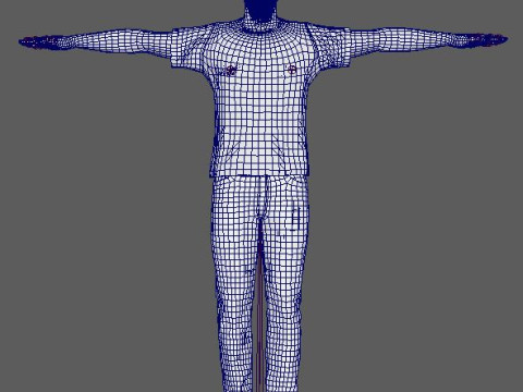 Ryan Gosling Character 3D-Modell
