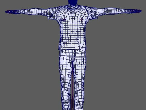 Ryan Gosling Character 3D Model