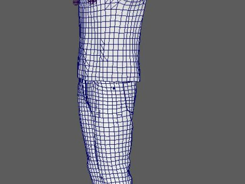 Ryan Gosling Character 3D Model