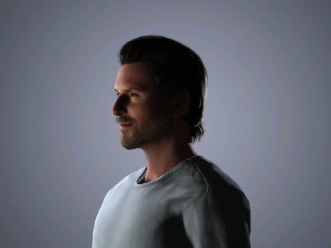 Bradley Cooper Character 3D Model