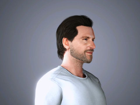 Bradley Cooper Character 3D Model